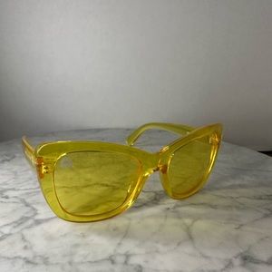 Rainbow optx yellow mood sunglasses